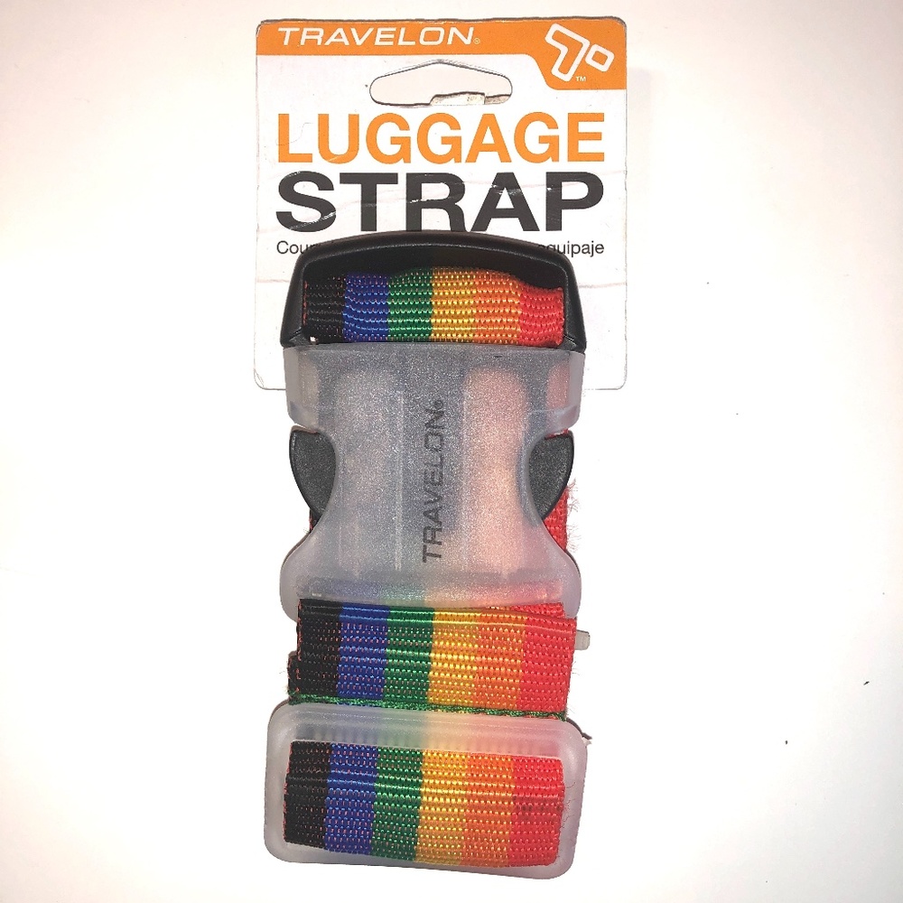 Rainbow Stripe Luggage Strap